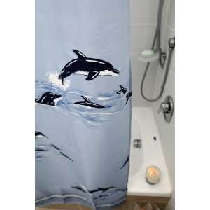  Waterproof Bath Fabric Shower Curtain with Hooks 72x72 