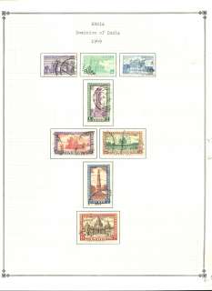 INDIA COLLECTION YEARS 1902 1950 MIXED CV $150.00++ AF  