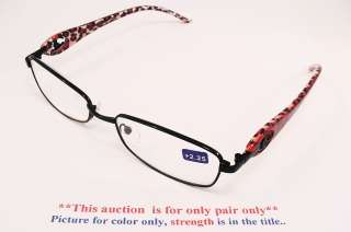 Ellsie Designer Metal Reading Glasses +2.25 RD835  