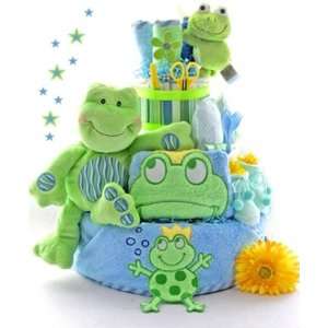  Friendly Frogs 3 Tier Diaper Cake: Baby