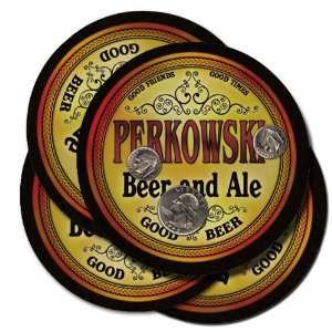  Perkowski Beer and Ale Coaster Set: Kitchen & Dining