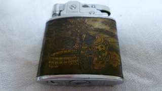 Vintage Imperial Prince Lighter By YBC W/ Japanese Girl  