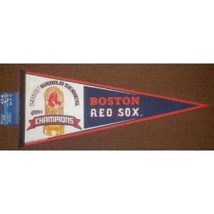  2007 Boston Red Sox World Series Trophy Pennant 