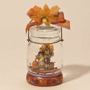   : Jim Shore Harvest Waterball Country Jar *NEW 2011*: Home & Kitchen