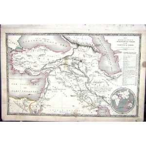   Map C1835 Antediluvian World Conquests Nimrod Asia Minor Cyprus: Home