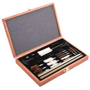  Outers 28 Piece Universal Wood Gun Cleaning Box Sports 