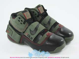 PE 018 NIKE SOLE COLLECTOR ZOOM SOLDIER LASER CAMO PE   GREEN , US9 
