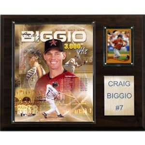  MLB Craig Biggio Houston Astros Player Plaque