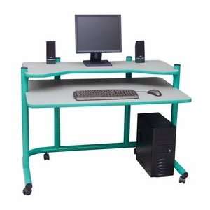   Workstation in Green and Spatter Grey by Studio Designs: Home