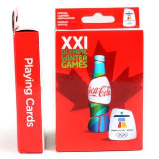 Vancouver 2010 Winter Olympic Coca Cola Playing Cards  