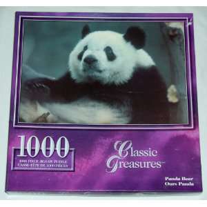   Panda Bear, 1000 Pc. Classic Treasures SURE LOX Puzzle: Toys & Games