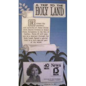   with Darcel Grimes in Israel   WLOS News 13 VHS Tape: Everything Else