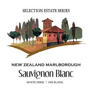  Selection Estate New Zealand Sauv Blanc Labels 30/Pack 