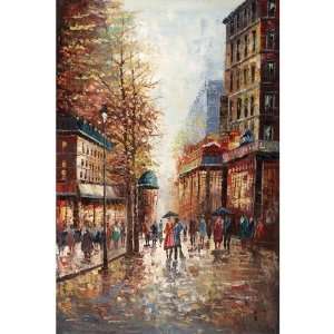  French Street Scene by Joval   Extra Large Artwork 