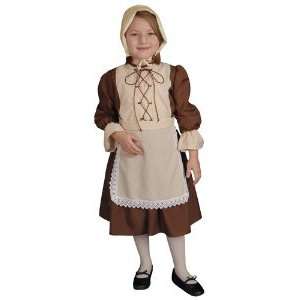  Colonial Girl Child Halloween Costume Size 4T Toddler 
