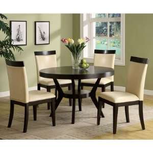  Arin 5 Piece Dining Table Set in Espresso