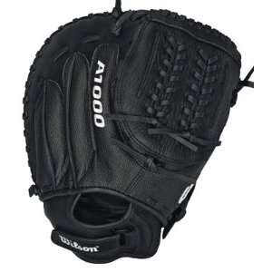  A1000 Leather Catcher 33 Fastpitch Mitt BLACK RIGHT HAND 