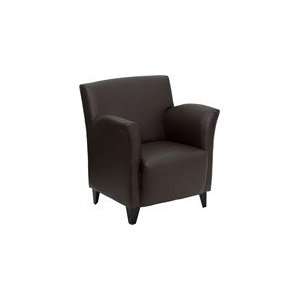  HERCULES Roman Brown Leather Reception Chair: Office 