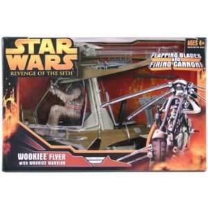 Wars Revenge of the Sith Wookiee Flyer Vehicle with Wookiee Warrior 