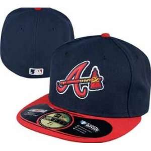 Atlanta Braves New Era 59Fifty Authentic Exact Fit Baseball Cap   Size 
