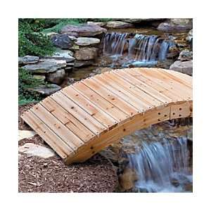  6 Wooden Arched Garden Bridge   Improvements: Patio, Lawn 