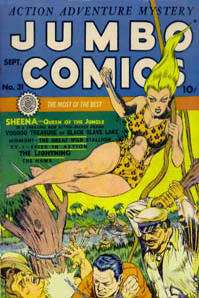 Jumbo Comics 129 issues! Golden Age Comic Books on DVD Sheena WWII 
