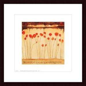  Wood Framed Print   How Does Your Garden Grow?   Artist Pam Wagner 