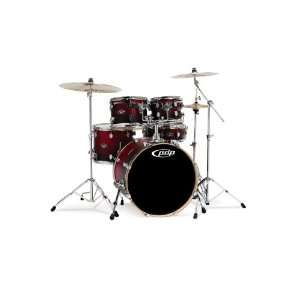  Pacific Drums by DW 2006 FS Kit Cherry to Black Fade 
