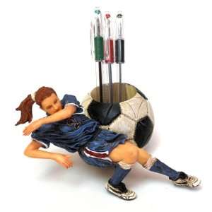  Side Kickers Womens Soccer Pencil Holder: Everything Else