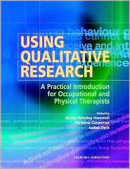 Using Qualitative Research A Practical Introduction for Occupational 