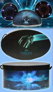 Disney Tron Legacy Mickey Ear Hat & Box LE 1000 New!! Pictures of 