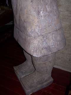 chinese life size 85 tall terra cotta warrior from xian
