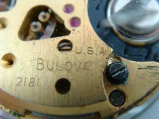 Vintage Accutron Bulova Movement 2181 Day Time  