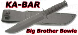 Ka Bar Knives Big Brother Bowie w/ Leather Sheath 2211  