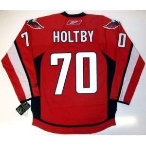  Braden Holtby Washington Capitals Jersey Real Rbk Large 