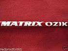   R11S RBZ R11 TP MATRIX OZIK XCON 6 X STIFF TOUR PREFERRED SHAFT