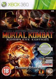   KOMBAT KOMPLETE COMPLETE EDITION XBOX 360 VIDEO GAME REGION FREE   PAL