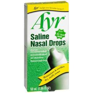  AYR SALINE NASAL DROPS 50ML ASCHER B.F.AND COMPANY INC 