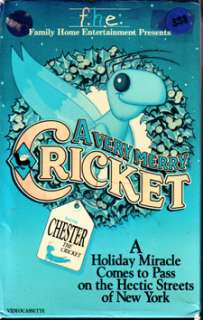 Very Merry Cricket (VHS) Voice of Mel Blanc  