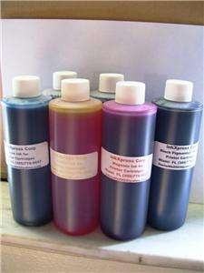 BULK INK REFILL SET 6x125ml(4.23oz) FOR HP 02 CARTRIDGE  