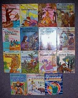 Lot of 15 Mini Illustrated Classics great variety paperbacks  