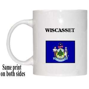  US State Flag   WISCASSET, Maine (ME) Mug 