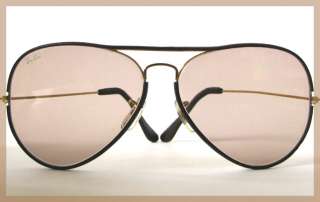 RayBan B&L aviator leathers larges superbes  