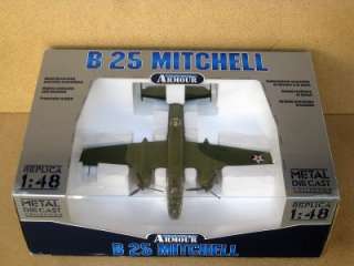 25B MITCHELL BOMBER Tokyo Raiders 1:48 Franklin Mint Armour B11B316 