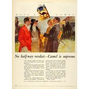  1927 Ad Camel Tobacco Cigarettes Horse Winston Salem R J 