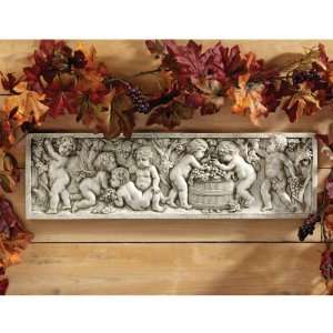  September Wine Harvest Wall Sculpture Set of Two