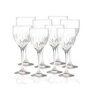  Mikasa Arctic Lights Modern Crystal Wine Glasses, Set of 8 