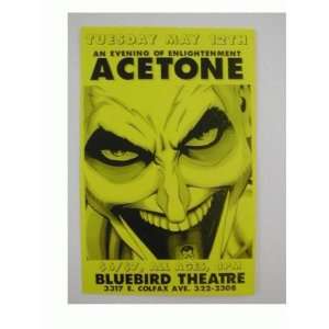  Acetone Handbill poster Denver 