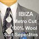 48R Suit Ibiza 2B GRAY 100% WOOL SUIT SEPARATES SS05