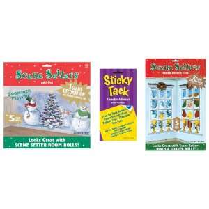  Christmas Wall Decorations (including Adhesive): Toys 